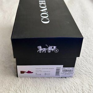 Coach Maggi Leather Sandals